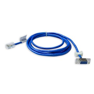 Chicote-08-vias-com-cabo-de-rede-5E,-conector-DB09-fêmea-e-conector-RJ45 fios para segurança de caixa eletrônico